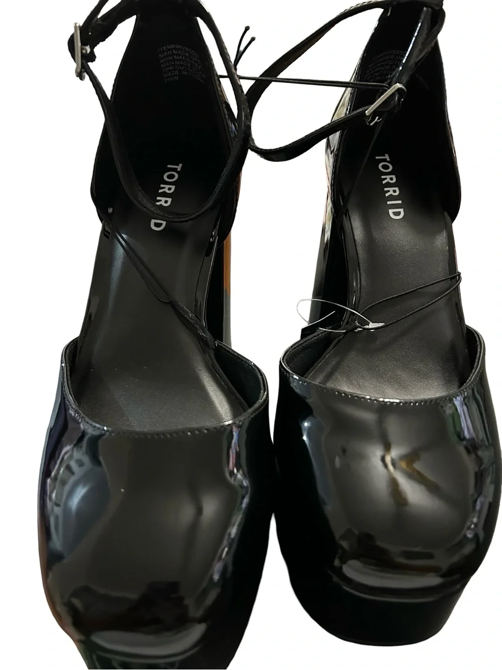 torrid Black Patent Platform Mary Jane Pumps